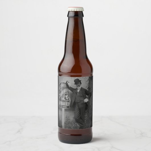 Schmitt & Schwanenfluegel Brewery Vintage Bier Etiket (Voorkant)