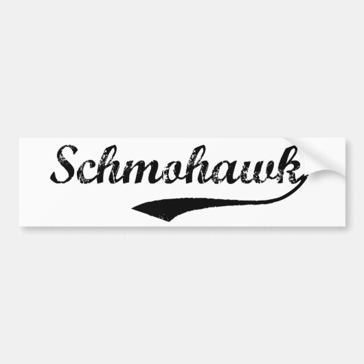 SCHMOHAWK-bumpersticker Bumpersticker (Voorkant)