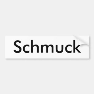 Schmuck Bumpersticker
