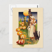 Schmucker: Halloween Field Briefkaart (Voorkant / Achterkant)