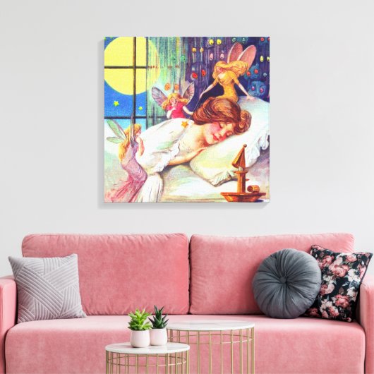 Schmucker: Halloween Time Canvas Afdruk (Insitu (Woonkamer))