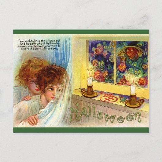 Schmucker: Hou de heks buiten Briefkaart (Voorkant)