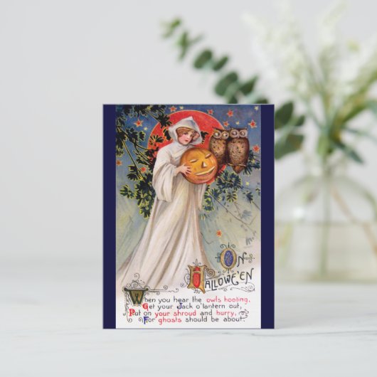 Schmucker: Op Halloween Briefkaart (Staand voorkant)