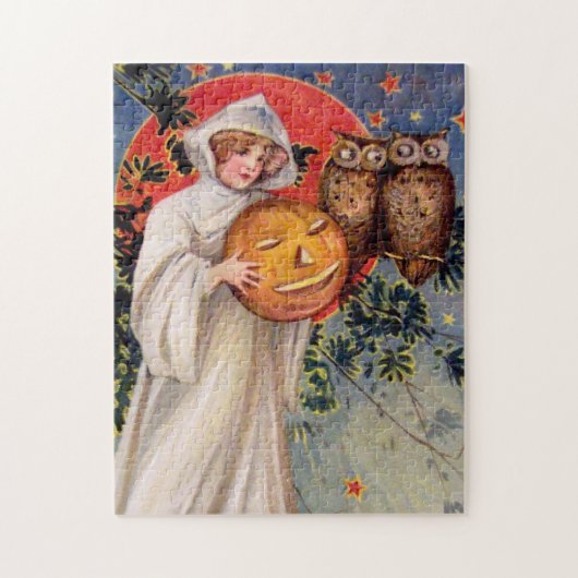 Schmucker: Op Halloween Legpuzzel (Verticaal)