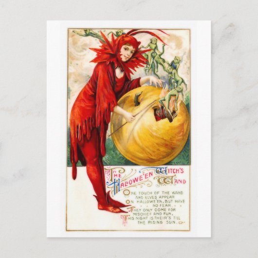 Schmucker: Witch's Wand Briefkaart (Voorkant)