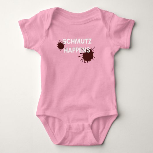Schmutz Happens Baby Girl Bodysuit (Voorkant)
