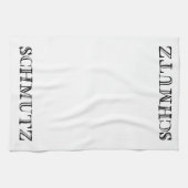 Schmutz Jewish Humor Theedoek (Horizontaal)