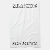 Schmutz Jewish Humor Theedoek (Verticaal)