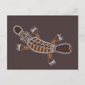 Schnabeltier oder Platypus Briefkaart (Voorkant)