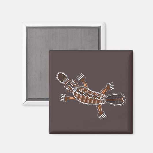 Schnabeltier oder Platypus Magneet (Voorkant / Achterkant)
