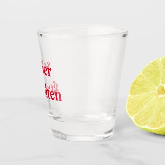 Schnapsglas selber gestalten  shot glas (Rechts)