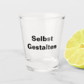 Schnapsglas Shotglas Selbst Gestalten - Vorlage Shot Glas (Voorkant)
