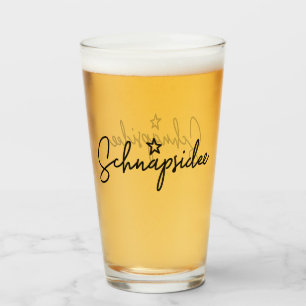 Schnapsidee, Duits woord, Booze Idea, Duits Glas