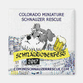 Schnautoberfest 2017 - Magneet (Voorkant)