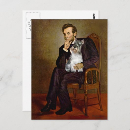 Schnauzer 11N - Lincoln Briefkaart (Voorkant / Achterkant)