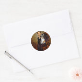 Schnauzer 11N - Lincoln Ronde Sticker (Envelop)
