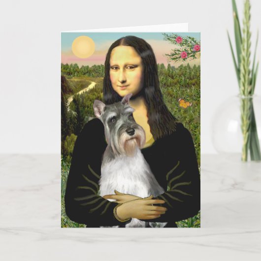 Schnauzer 11N - Mona Lisa Kaart (Voorkant)