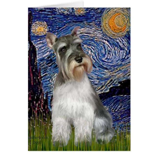 Schnauzer 11N - Starnacht (Vert.) (Voorkant)