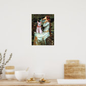 Schnauzer 9 - Ophelia Seated Poster (Keuken)