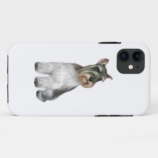 Schnauzer A11 Case-Mate iPhone Case (Achterkant (horizontaal))