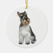 Schnauzer A11 Keramisch Ornament (Voorkant)