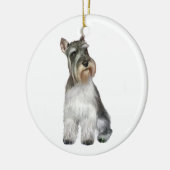Schnauzer A11 Keramisch Ornament (Links)