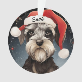 Schnauzer Aangepaste Kerstversiering Ornament