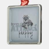 Schnauzer-aanval Ornament (Links)