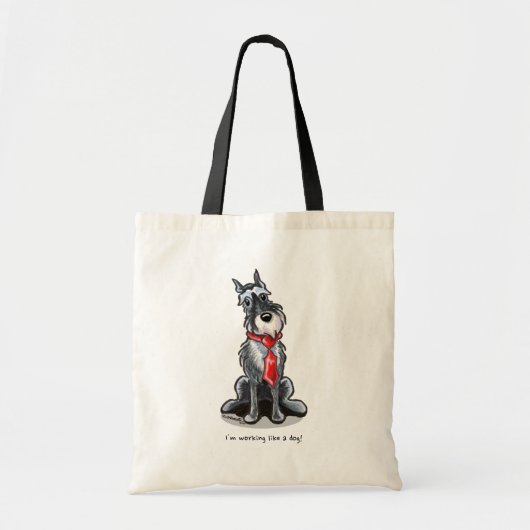 Schnauzer Alle bedrijven Gepersonaliseerd Tote Bag (Voorkant)