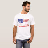 Schnauzer American Flag T-shirt (Voorkant volledig)