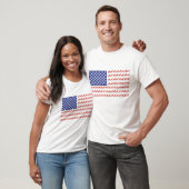 Schnauzer American Flag T-shirt (Unisex)