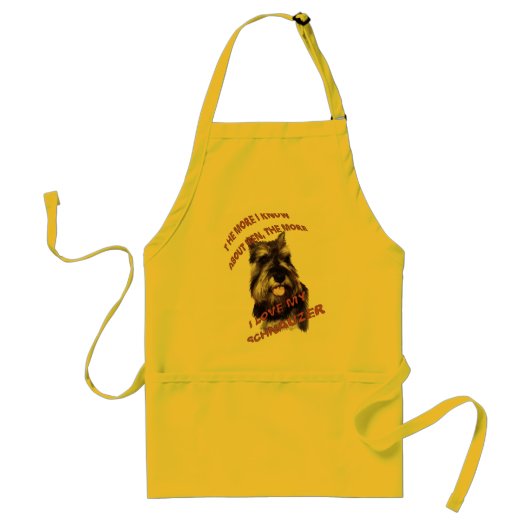 SCHNAUZER APRON STANDAARD SCHORT (Voorkant)