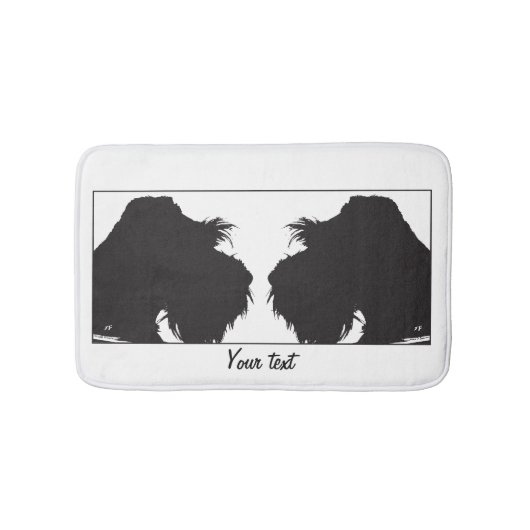 Schnauzer Badmat (Voorkant)