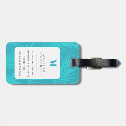 Schnauzer bagage labels (Achterkant horizontaal)