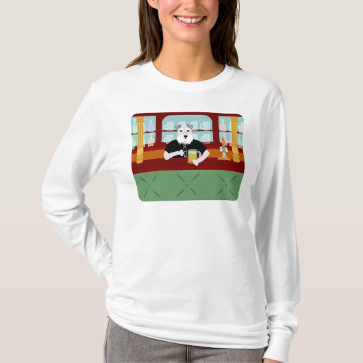 Schnauzer Beer Pub T-shirt (Voorkant)