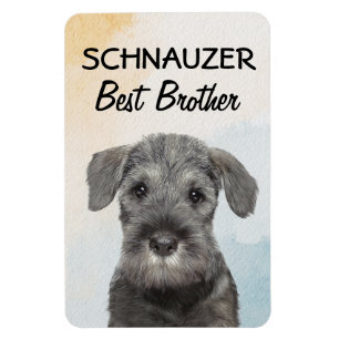 Schnauzer Best Brother Magnet Magneet