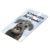 Schnauzer Best Grandad Magnet Magneet (Linkerzijde)