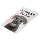 Schnauzer Best mama Magnet Magneet (Linkerzijde)