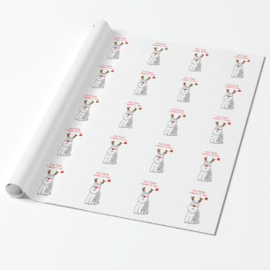 Schnauzer Beste Kerstman.... Cadeaupapier