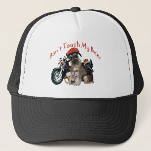 Schnauzer Biker raakt mijn bier niet aan Trucker Pet