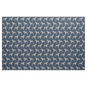 schnauzer blue stof (Fat Quarter)