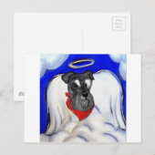 Schnauzer Briefkaart (Voorkant / Achterkant)