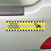 Schnauzer Bumpersticker (Op auto)