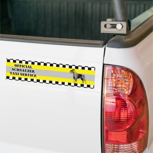 Schnauzer Bumpersticker (Op Truck)