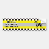 Schnauzer Bumpersticker (Voorkant)