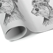 Schnauzer Cadeaupapier (Rol Hoek)