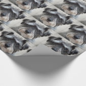 Schnauzer Cadeaupapier (Hoek)