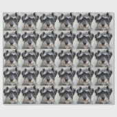 Schnauzer Cadeaupapier (Vlak)