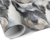 Schnauzer Cadeaupapier (Rol Hoek)