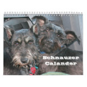 Schnauzer Calander Kalender (Hoes)